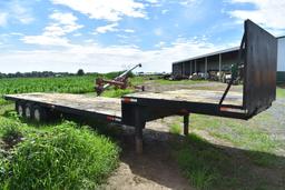 1989 Wells Cargo 36' triple axle gooseneck trailer