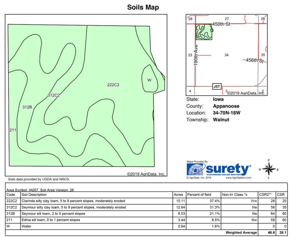 Tract 1 - 41.70 Surveyed Acres