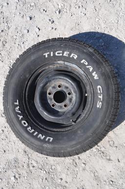 Set of (4) tires and rims