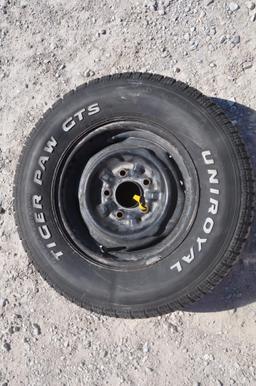 Set of (4) tires and rims