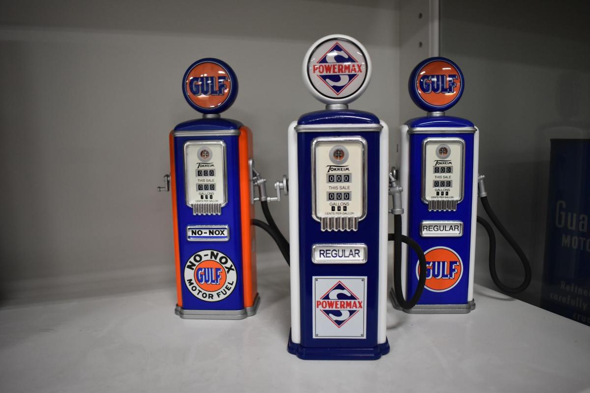 (3) gas pump banks