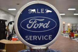 Ford Sales & Service double-sided globe