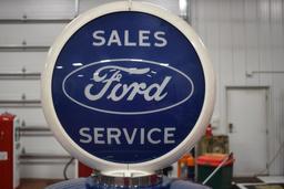 Ford Sales & Service double-sided globe