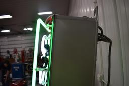 Quaker State motor oil metal neon sign