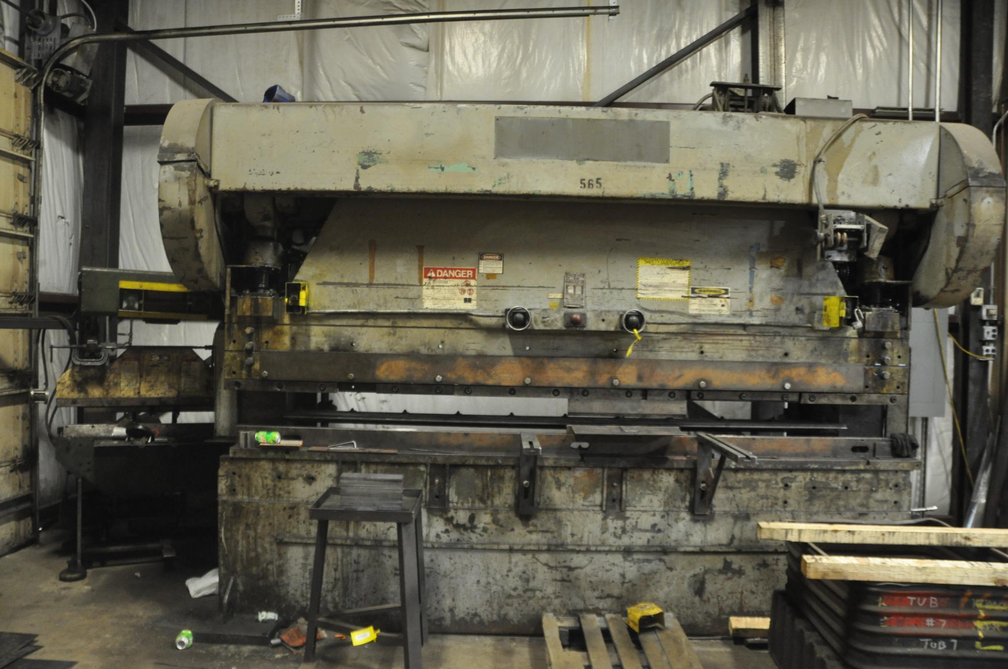 Cyril Bath 150 ton press brake
