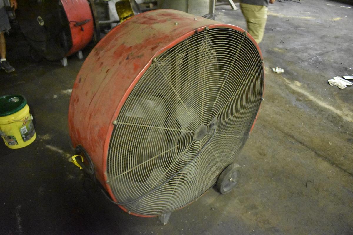42" diameter Maxx Air fan on wheels