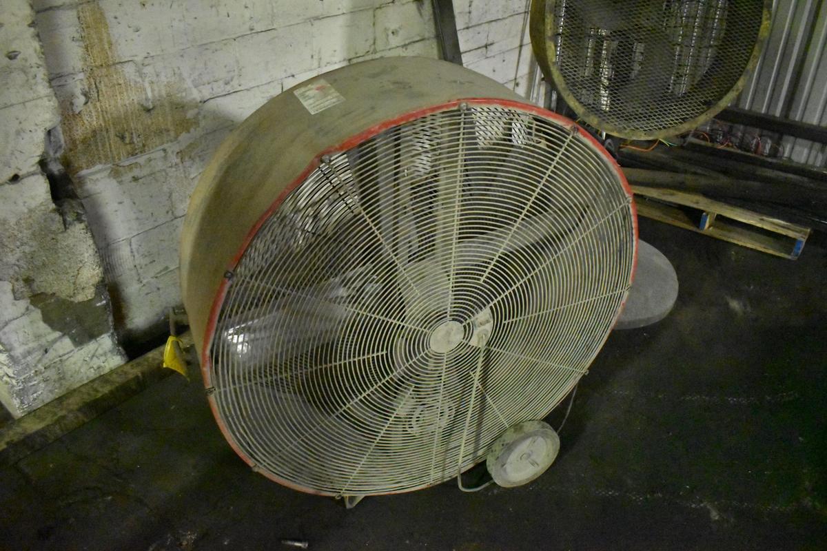 42" diameter Maxx Air fan on wheels