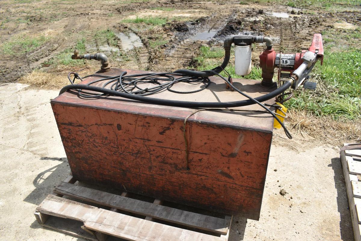 110 gal. fuel tank w/ Fill-Rite 15 gpm pump