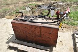 110 gal. fuel tank w/ Fill-Rite 15 gpm pump