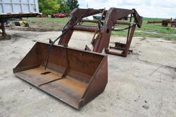 Westendorf loader w/ 7' bucket & bale spear