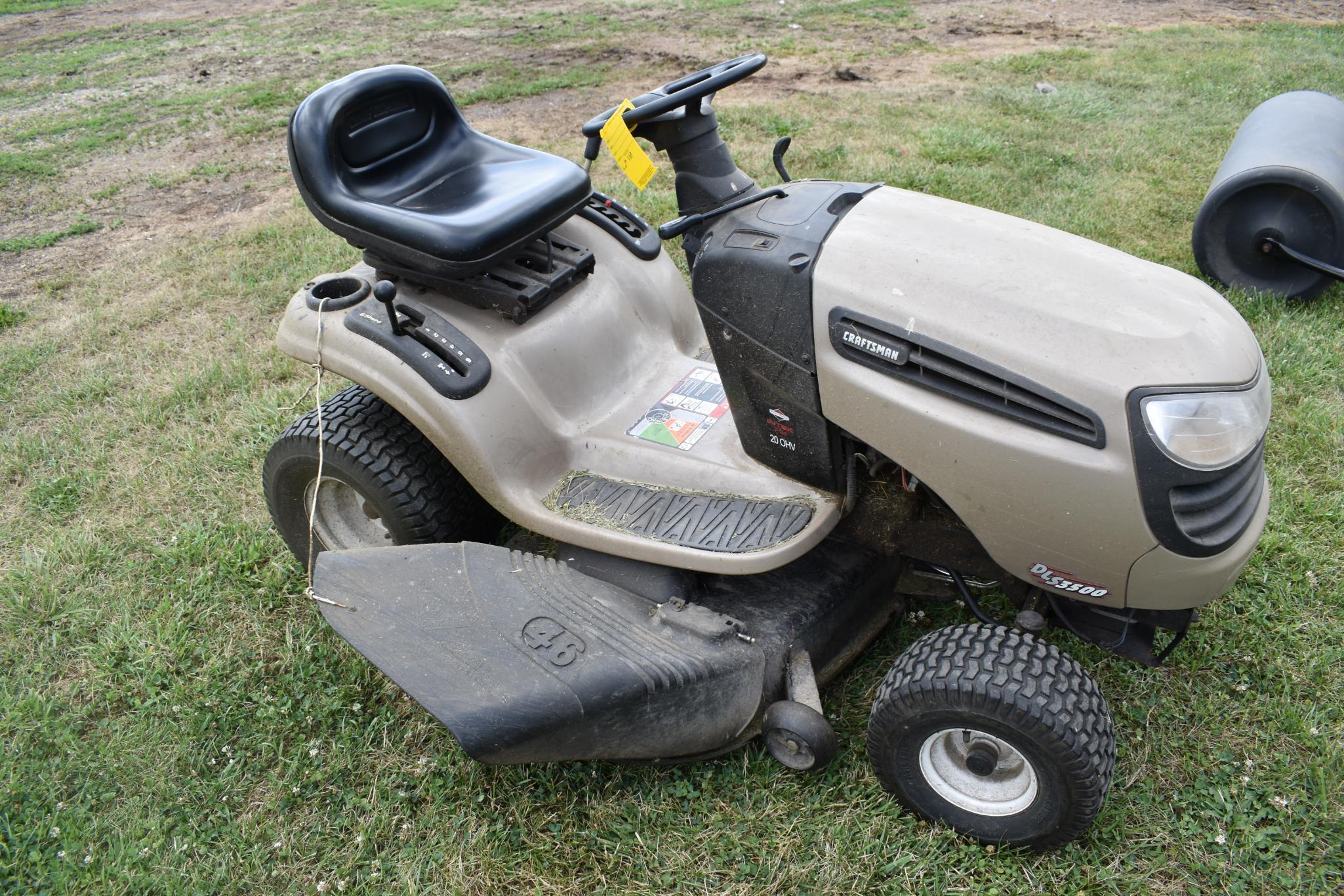 Craftsman DLS3500 riding lawn mower