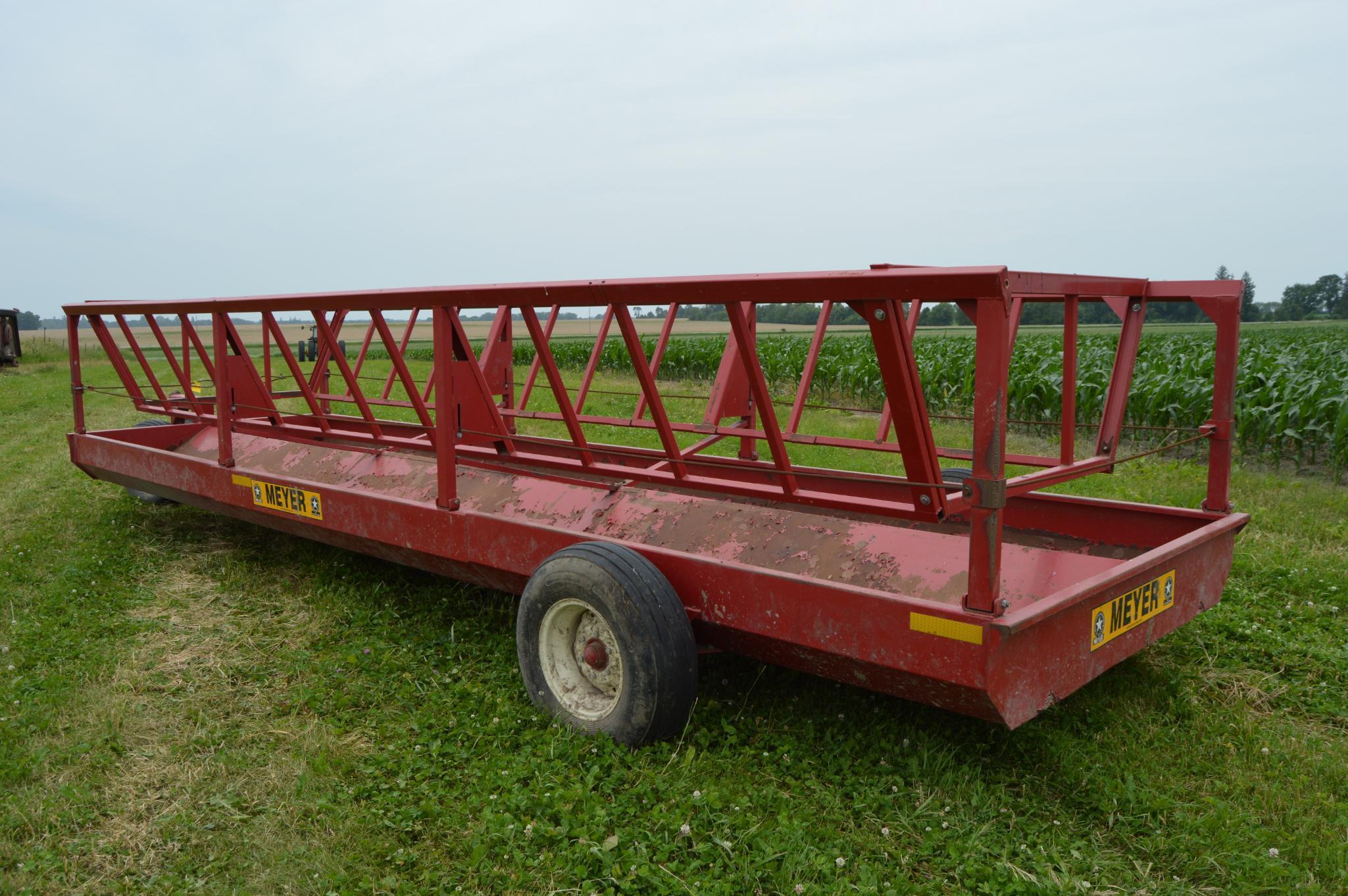 Meyer 24' portable hay/forage feeder