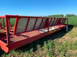 Meyer 24' portable hay/forage feeder