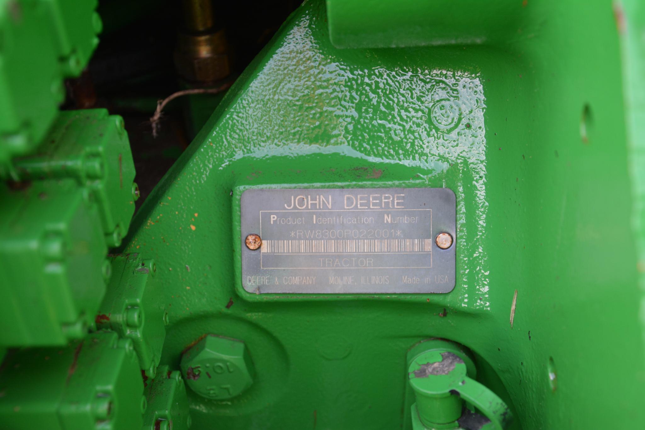 1998 John Deere 8300 MFWD tractor