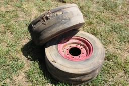 (2) IH 11L-15 rims and tires