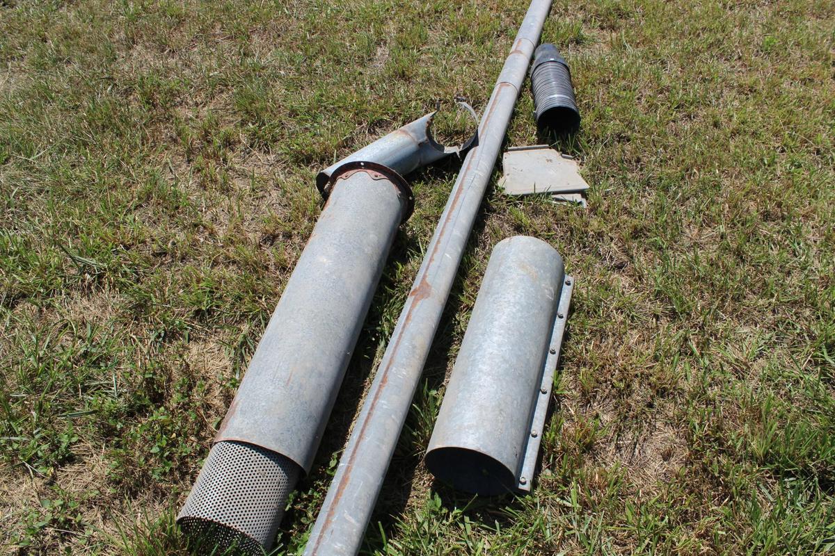 4" auger & misc. piping