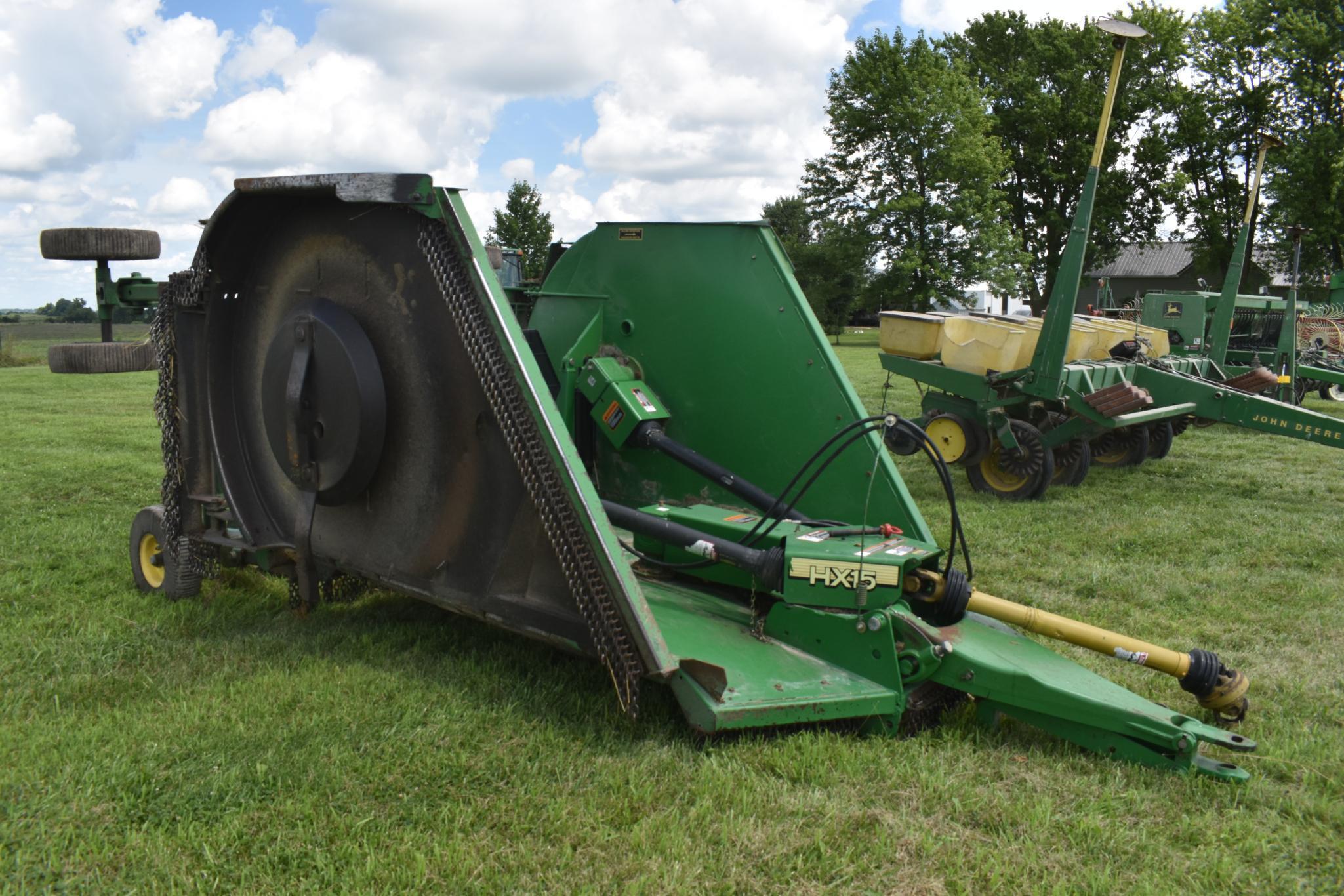 John Deere HX15 15' batwing mower