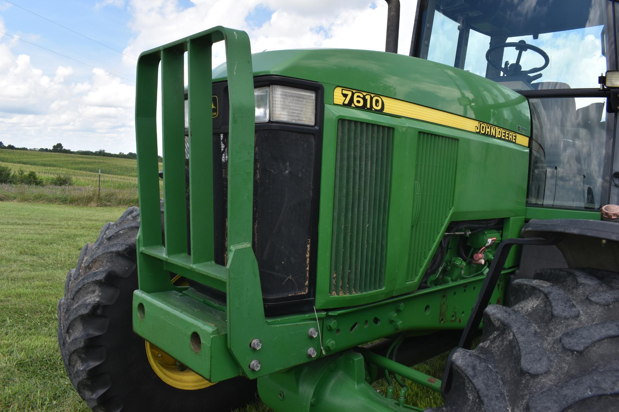 John Deere 7610 MFWD tractor