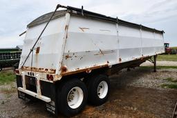 1995 Wheeler 38' steel hopper bottom grain trailer