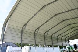 40' long x 18' wide x 12' tall metal carport