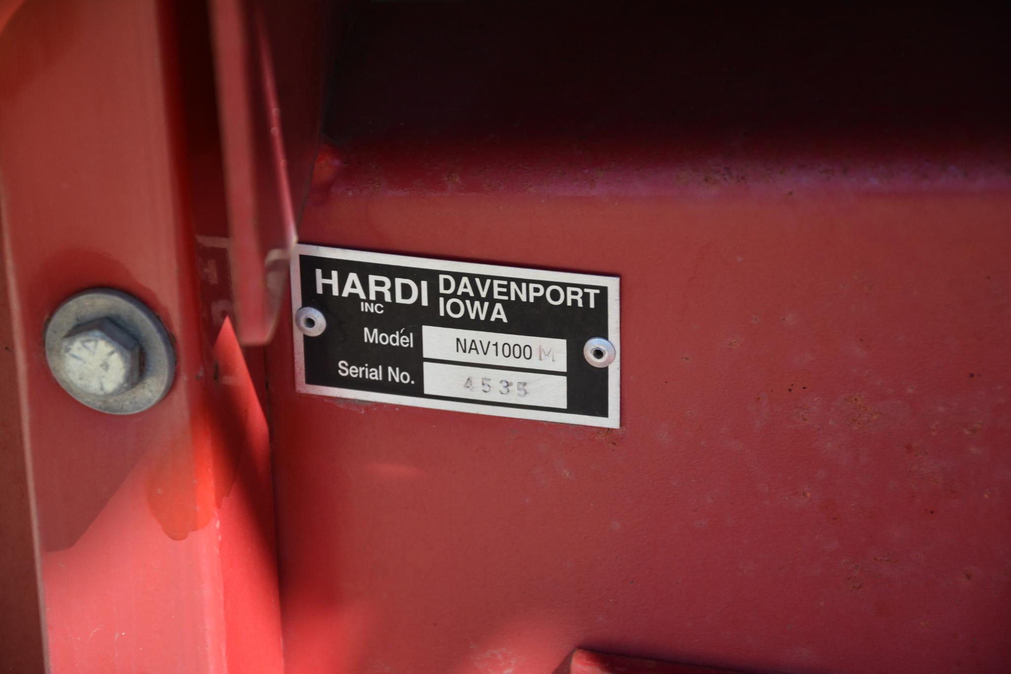 Hardi NAV-1000 "Navigator" 1000 gal. pull type sprayer