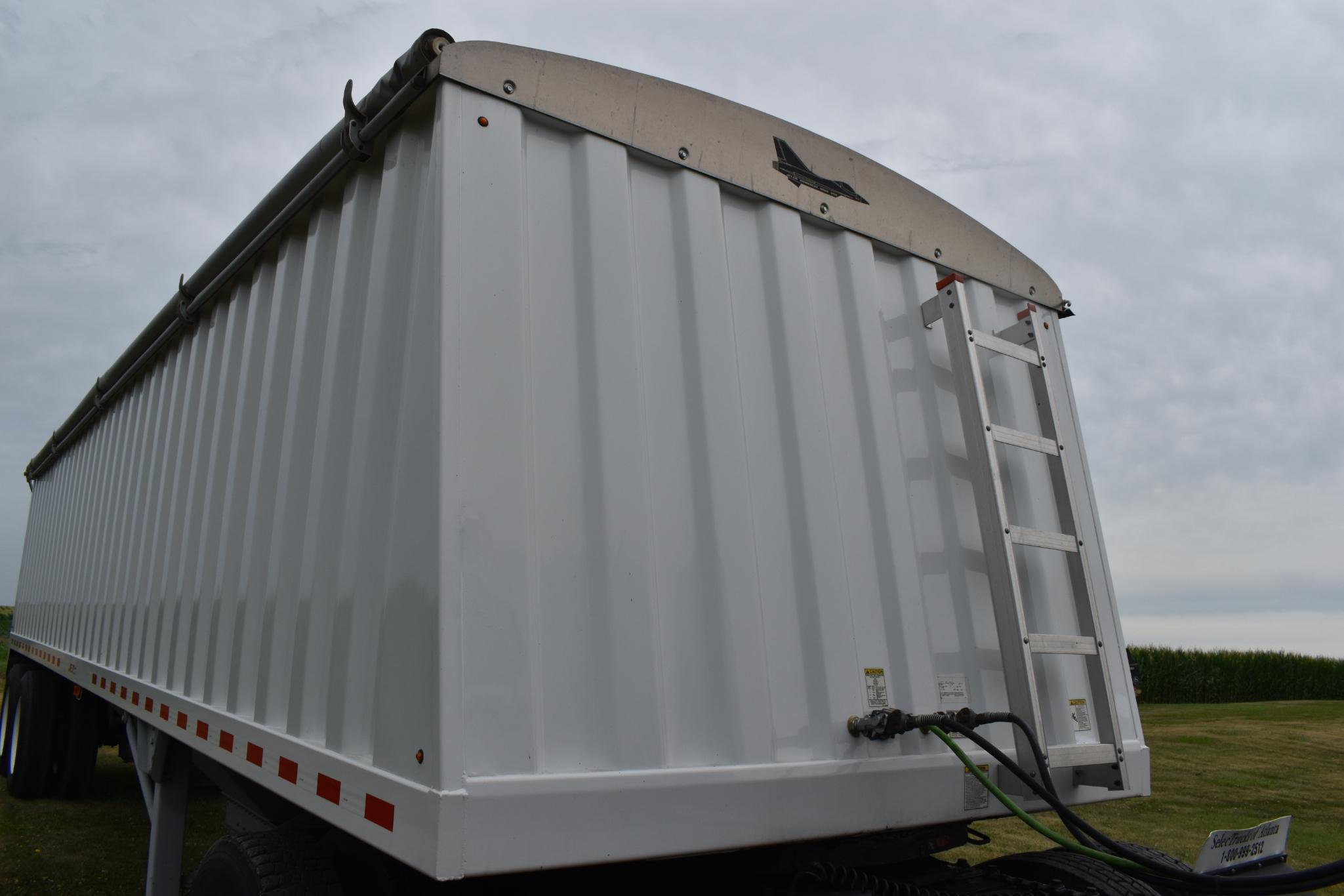 2014 Jet 34' steel hopper bottom trailer