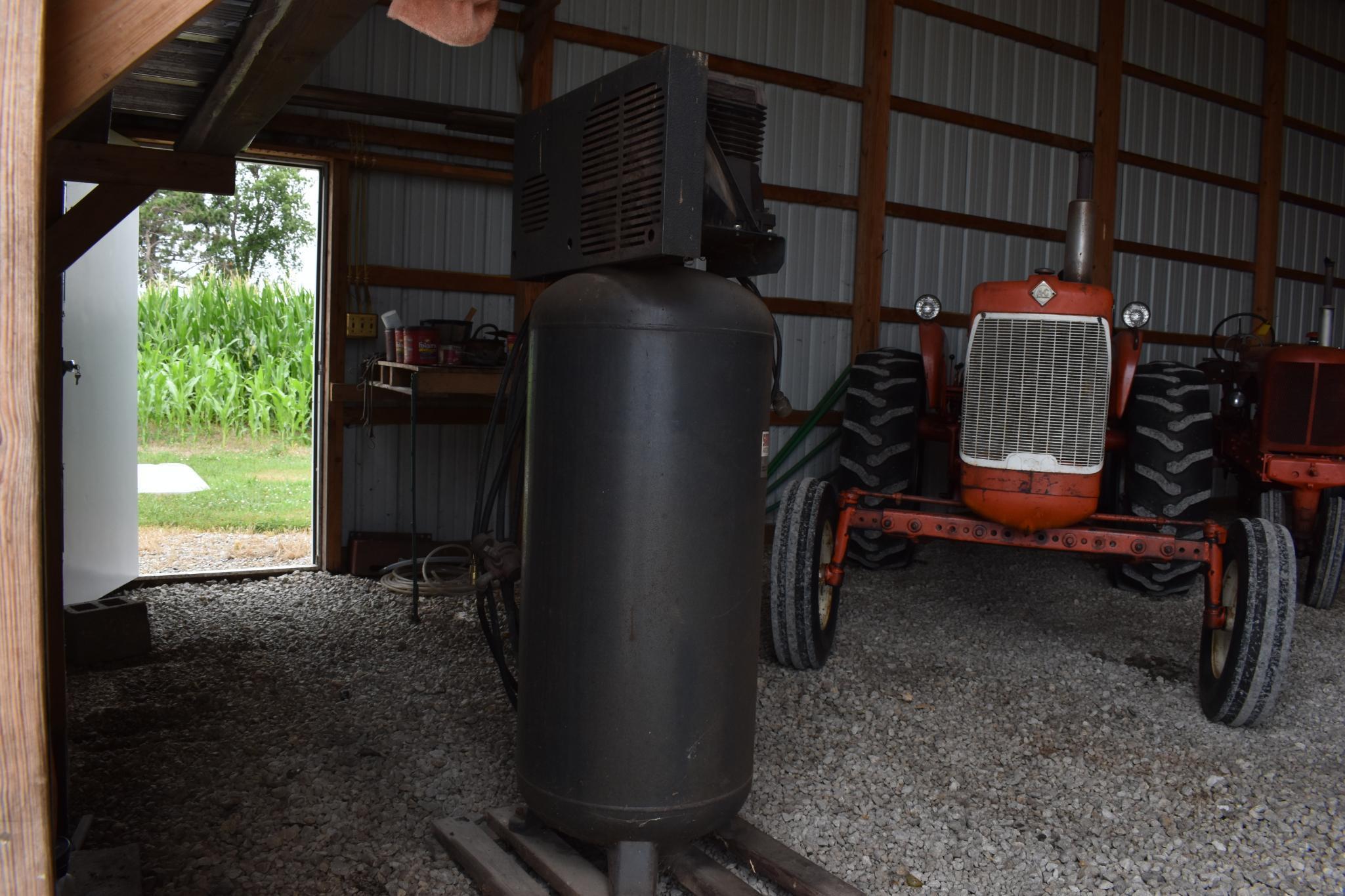 Sanborn 60-gallon upright shop compressor w/ 5HP motor