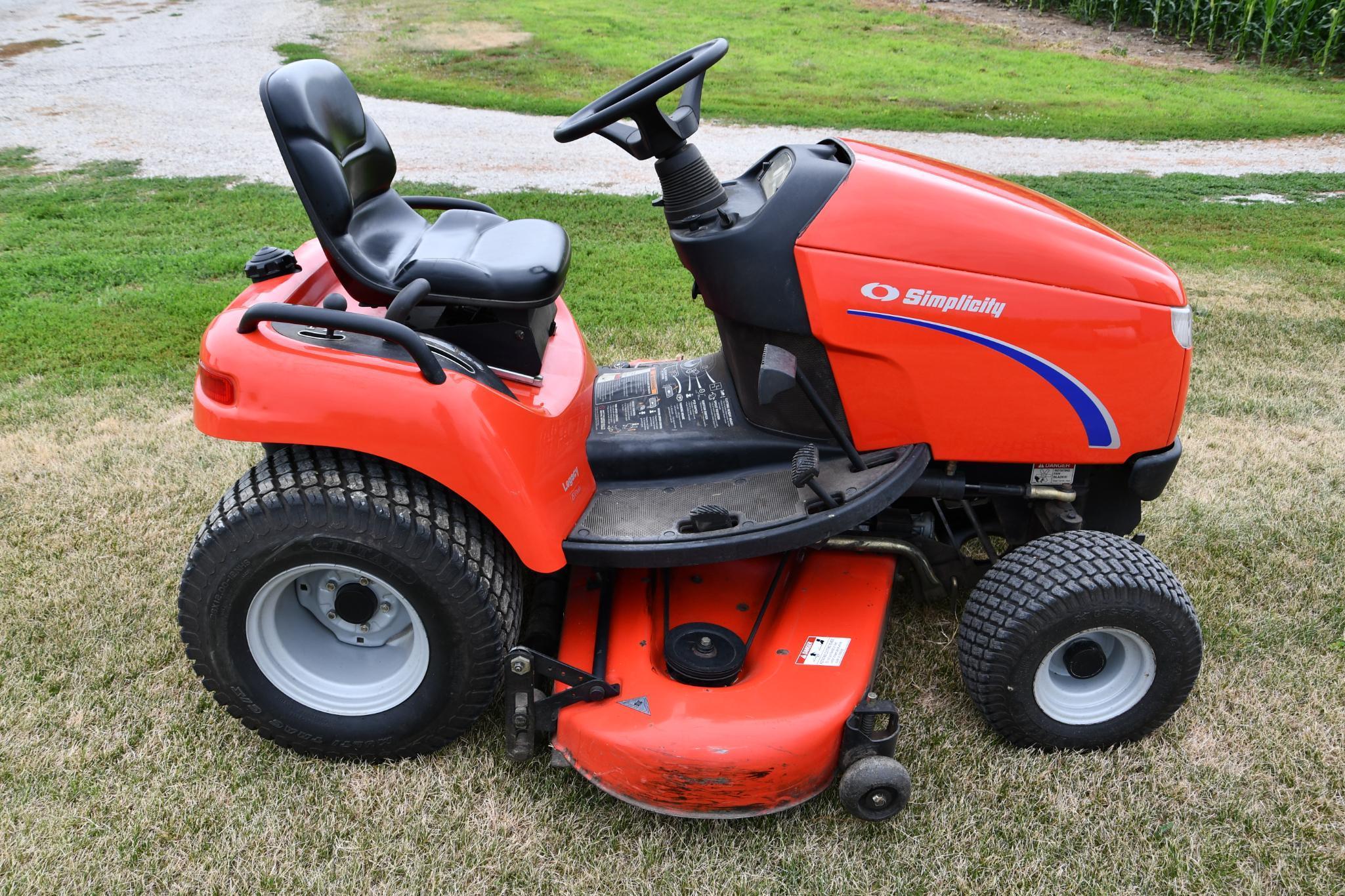 2000 Simplicity 25HP riding lawn mower