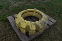 (2) JD rear wheel weights