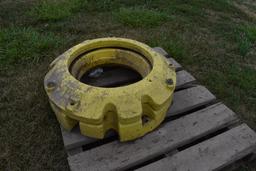 (2) JD rear wheel weights