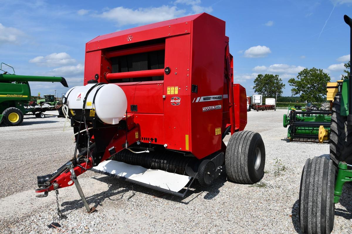 ...Massey Ferguson 2856A round baler