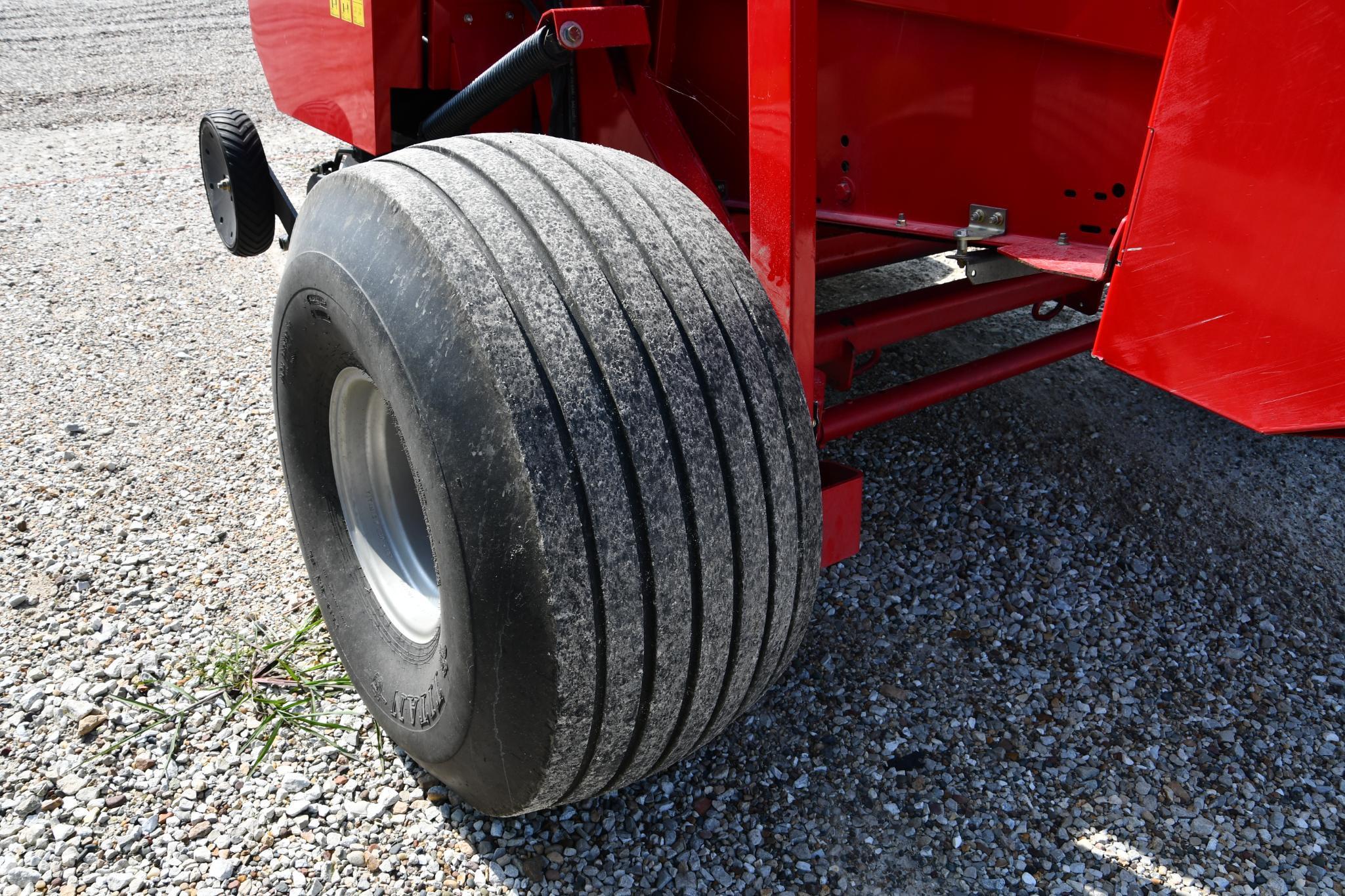 ...Massey Ferguson 2856A round baler