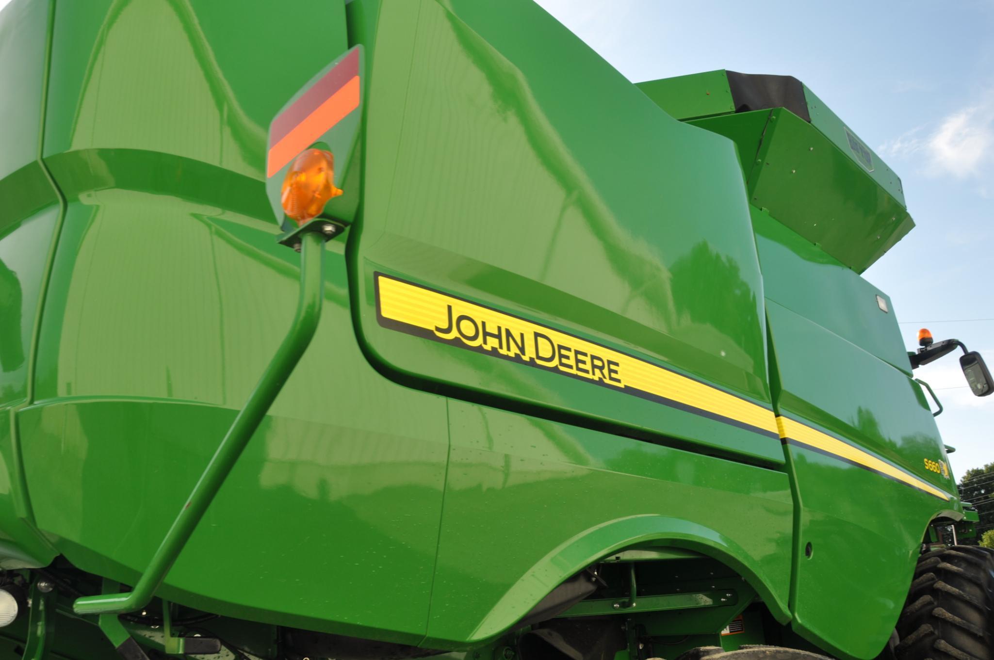 2016 JD S660 2wd combine