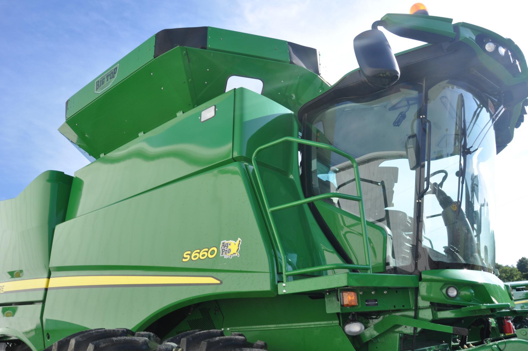 2016 JD S660 2wd combine