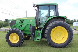2017 JD 6145M MFWD tractor
