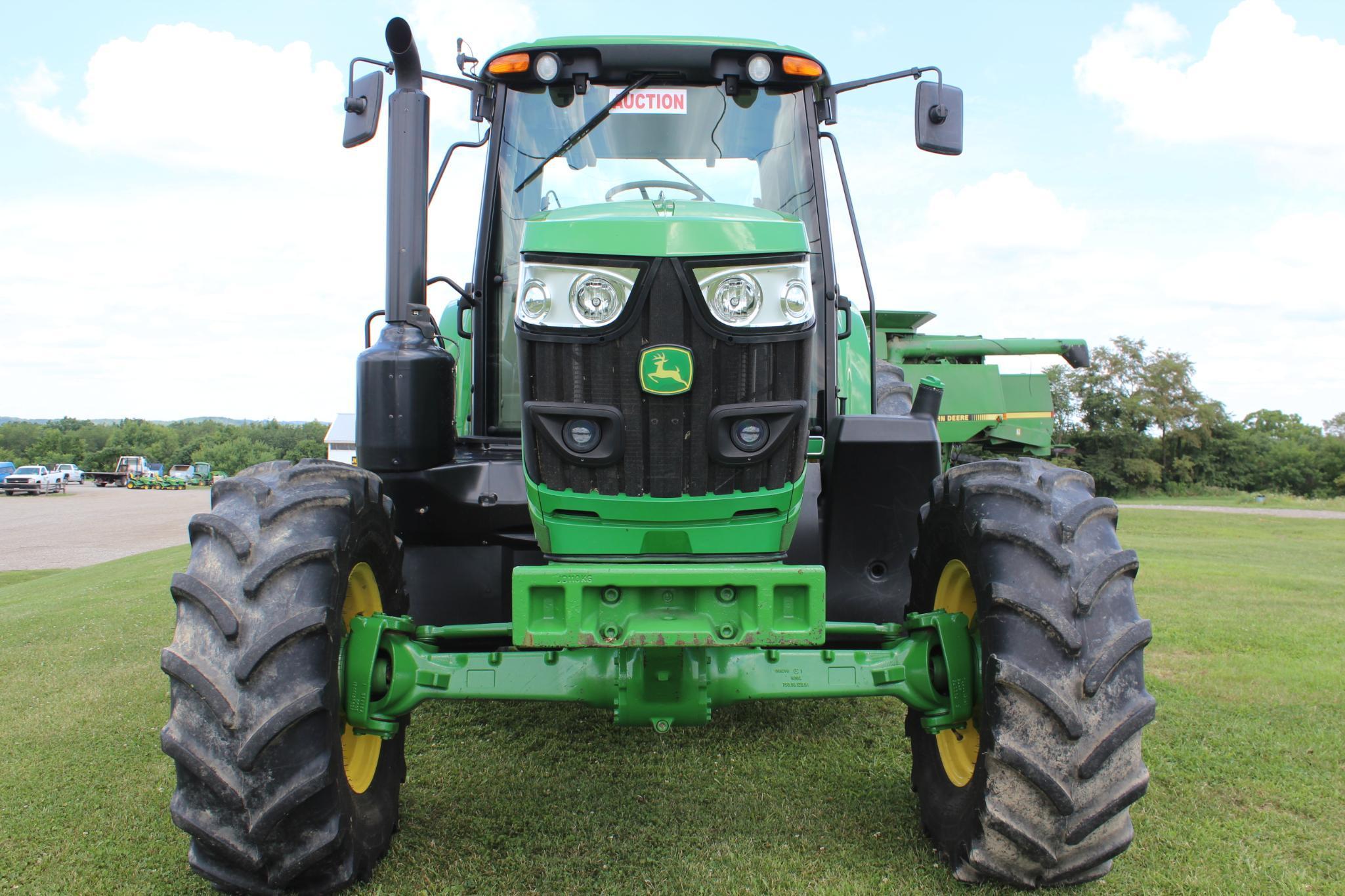 2017 JD 6145M MFWD tractor