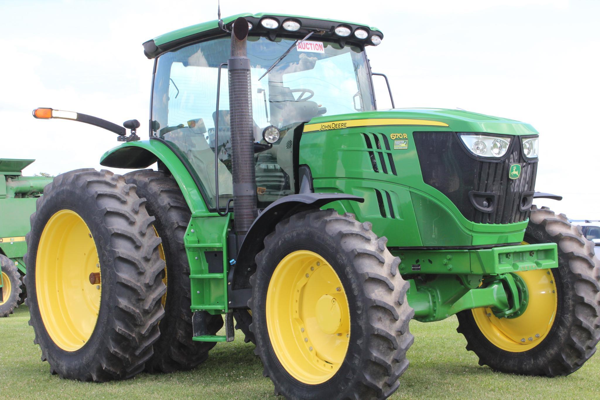 2014 JD 6170R MFWD tractor