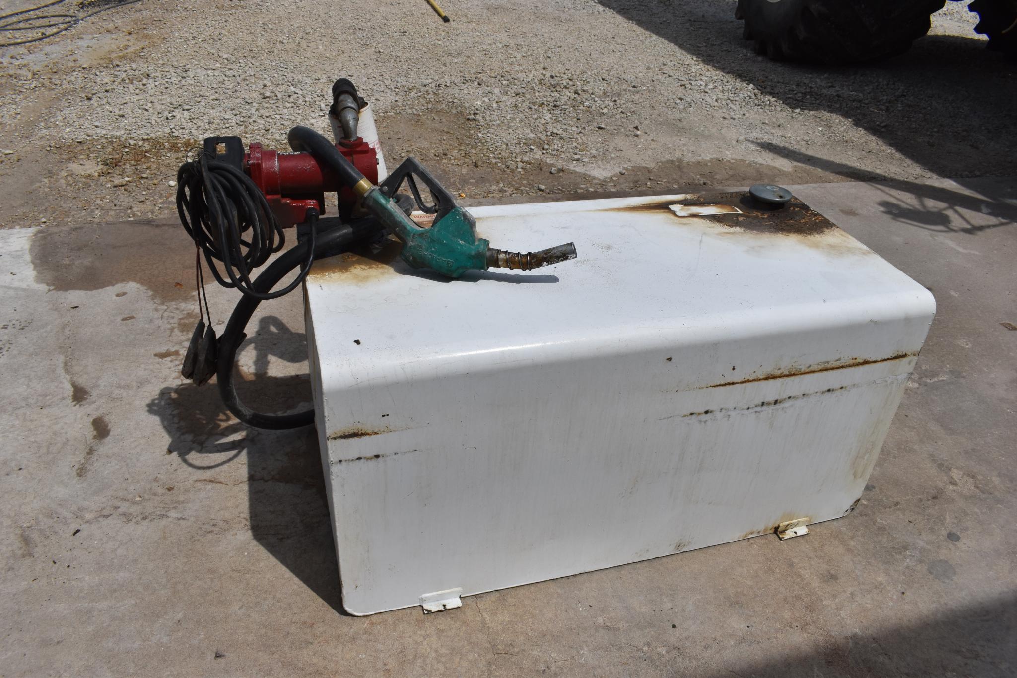 108 gal. fuel transfer tank, Fill-Rite 15 GPM pump