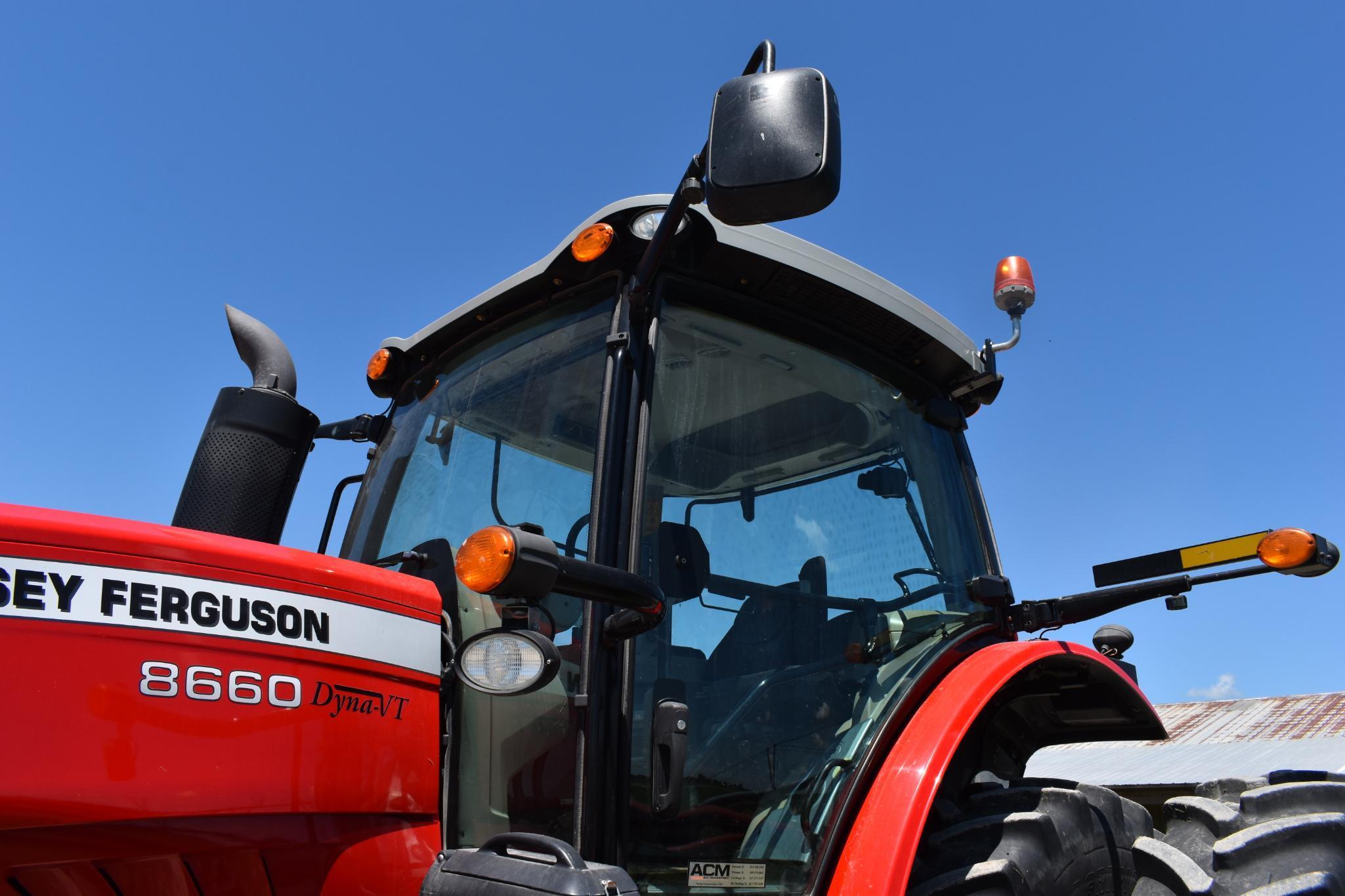 2012 Massey Ferguson 8660 MFWD tractor