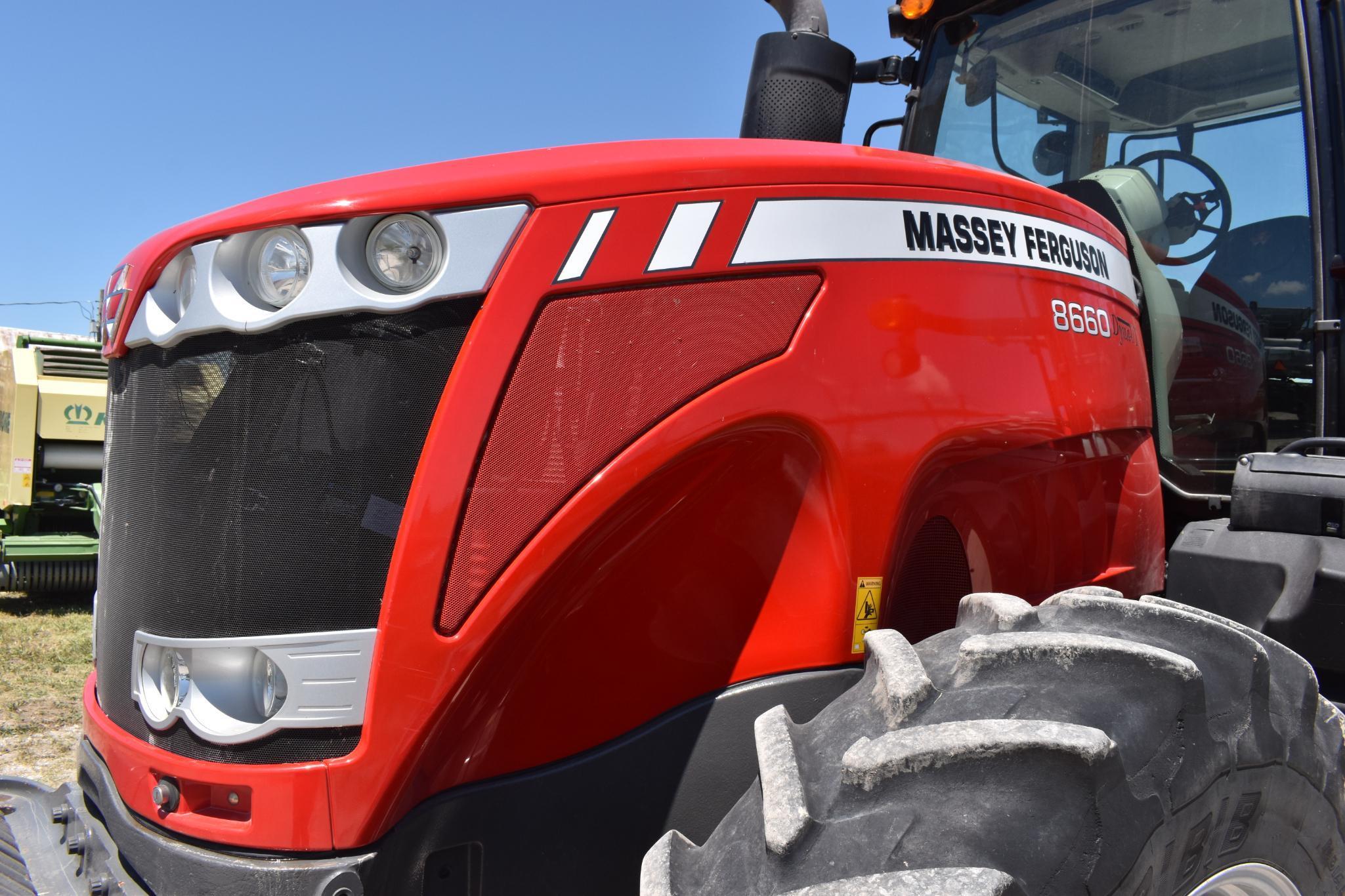 2012 Massey Ferguson 8660 MFWD tractor