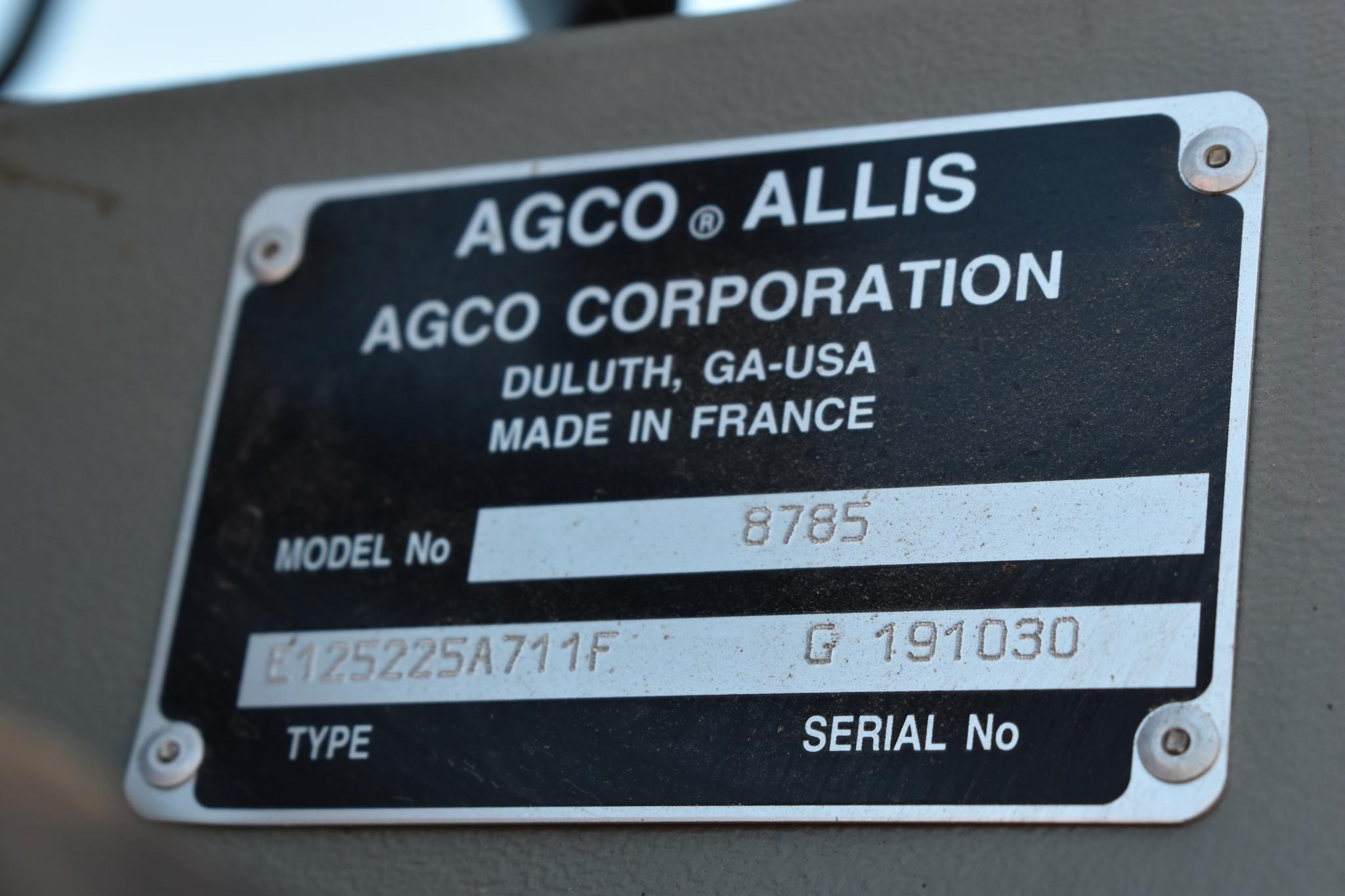 1998 AGCO Allis 8785 MFWD tractor