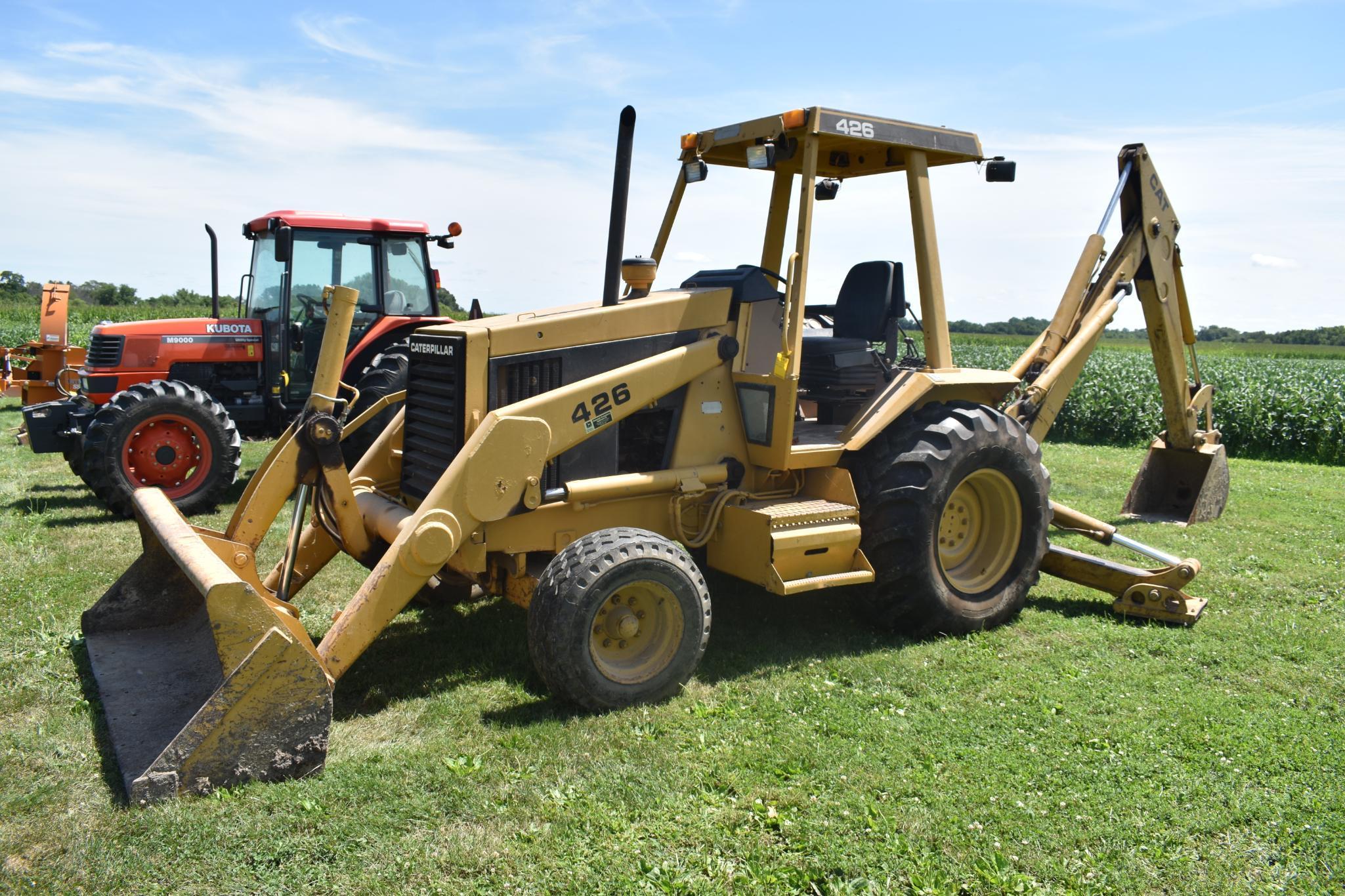 1986 Cat 426 2WD backhoe