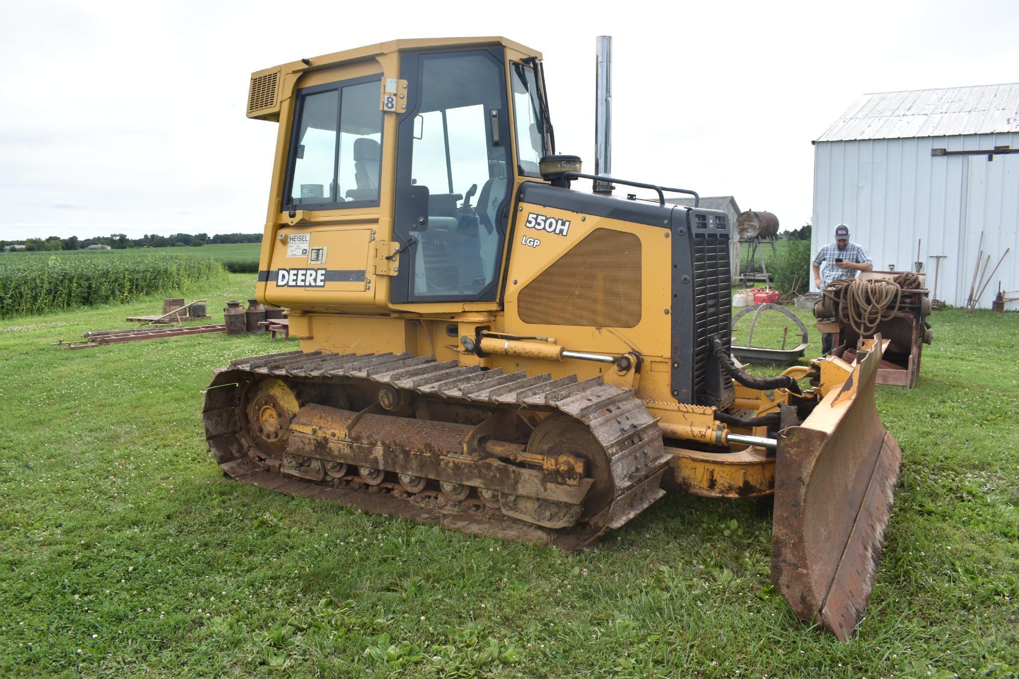 2000 JD 550H LGP crawler dozer