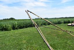 Older Clark pull-type sprayer w/ booms