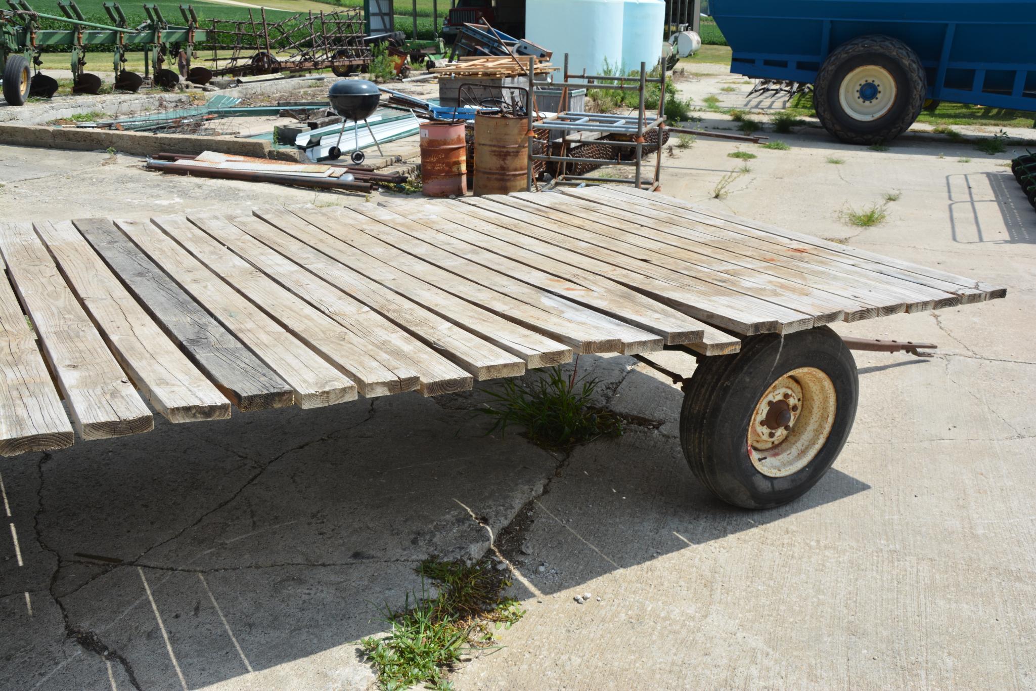 8' x 18' hayrack wagon