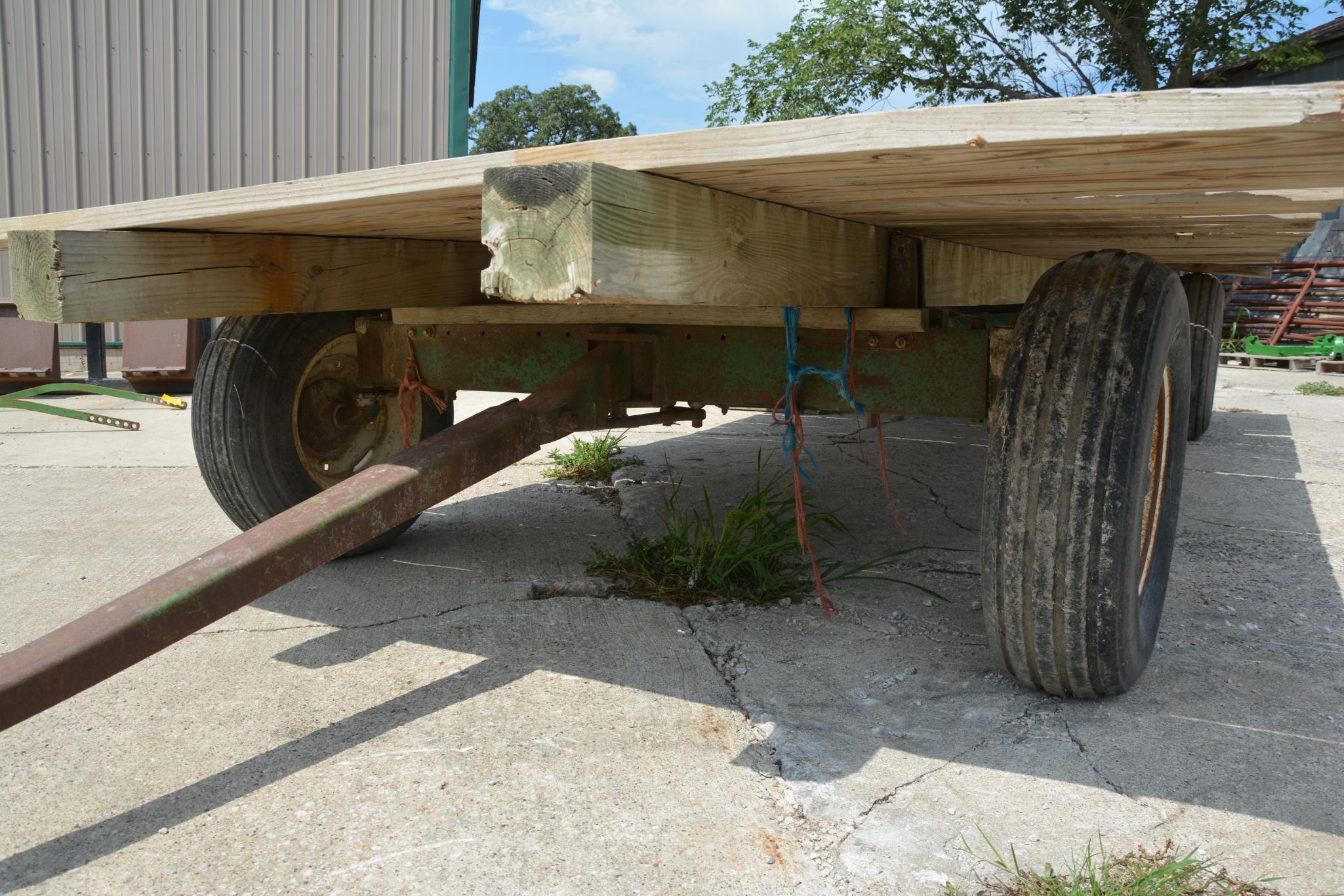 8' x 18' hayrack wagon