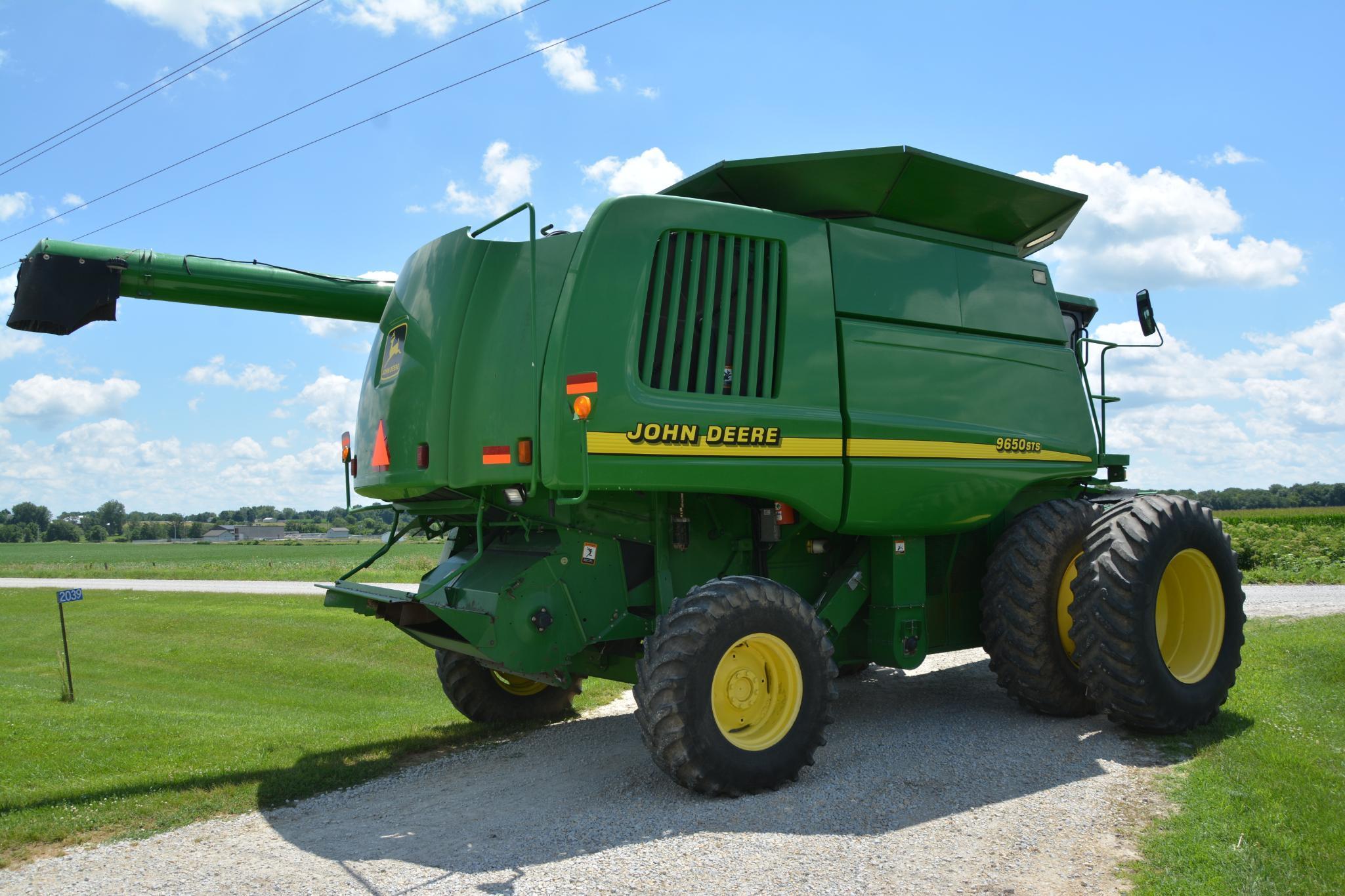 2001 John Deere 9650 STS 2wd combine