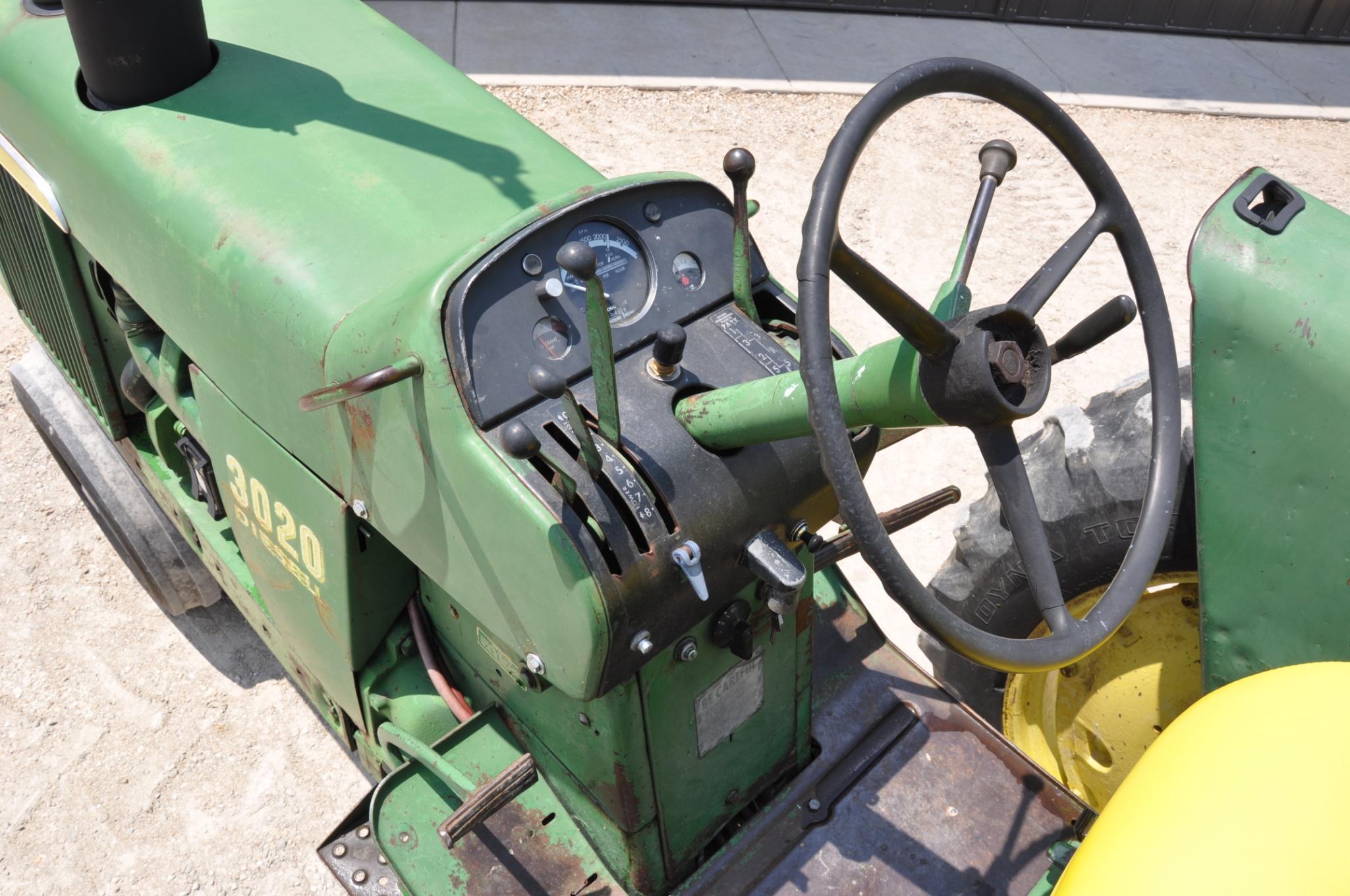 1967 JD 3020 2wd tractor