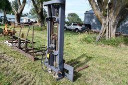 3-pt. forklift, 48" forks, 2 stage mast