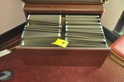 2-drawer wood file cabinet